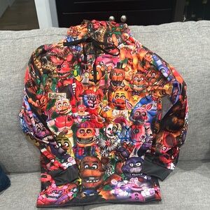 Colorful Kids Hoodie with Fun Characters